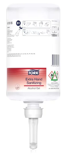 [TOR-628218] TORK EXTRA HAND SANITIZING ALCOHOL GEL S1 42 02 05 1L