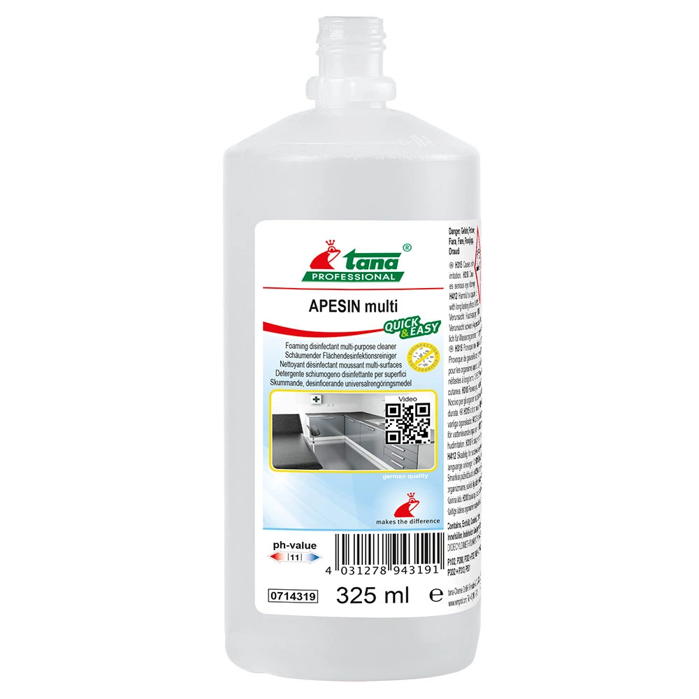 [TAN-943191] TANA APESIN MULTI 0714319 325ML FOAMING DESINFECTANT MULTI-PURPOSE CLEANER