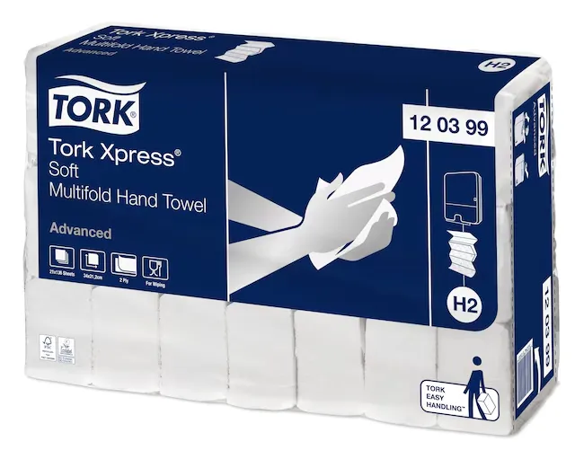 [TOR-015001] TORK XPRESS GRANDS ESSUIE-MAINS INTERFOLIÉS BLANCDS H2 12 03 99