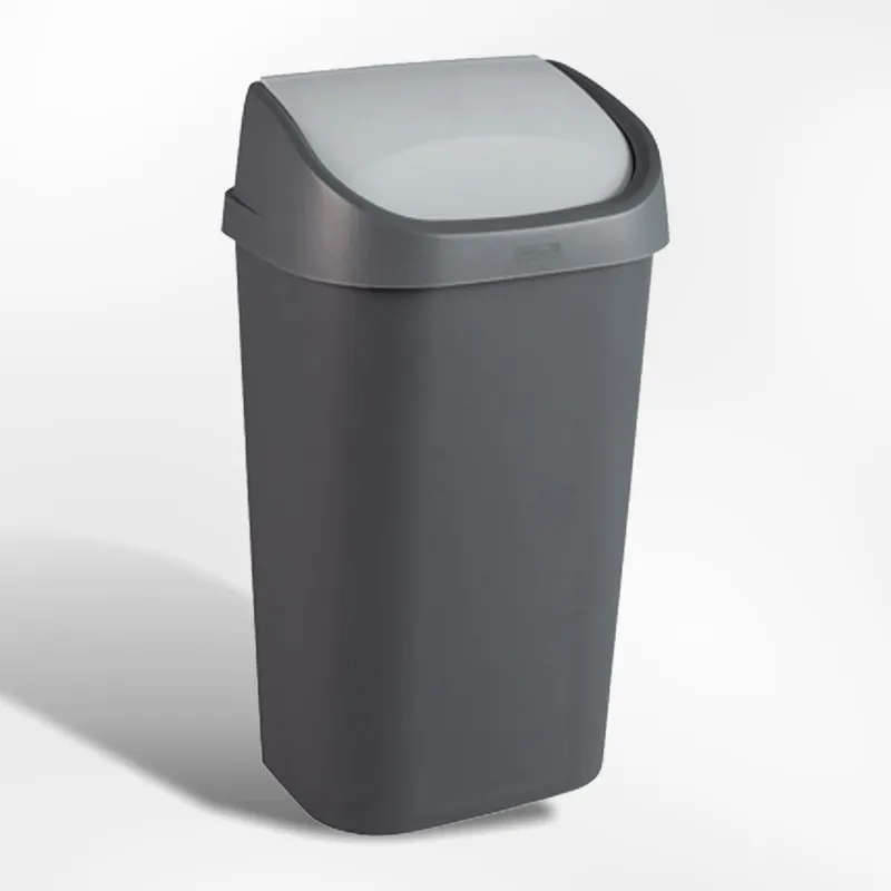 [CUR-773003] CURVER TRASHBIN MISTRAL SWING ANTHRACITE PVC SWING LID 50L