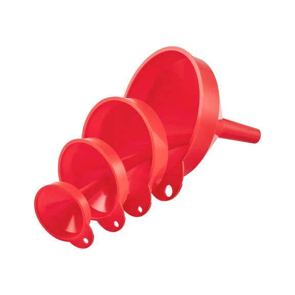 [WUR-276045] WÜRTH PLASTIC FUNNEL SET 4 PIECES Ø 50/70/90/115