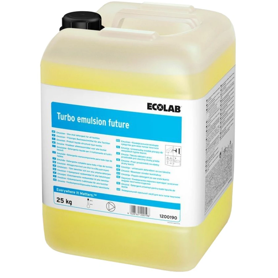 [ECO-200196] ECOLAB TURBO EMULSION FUTURE 1200190 25KG DETERGENTS HAUTE PERFORMANCE
