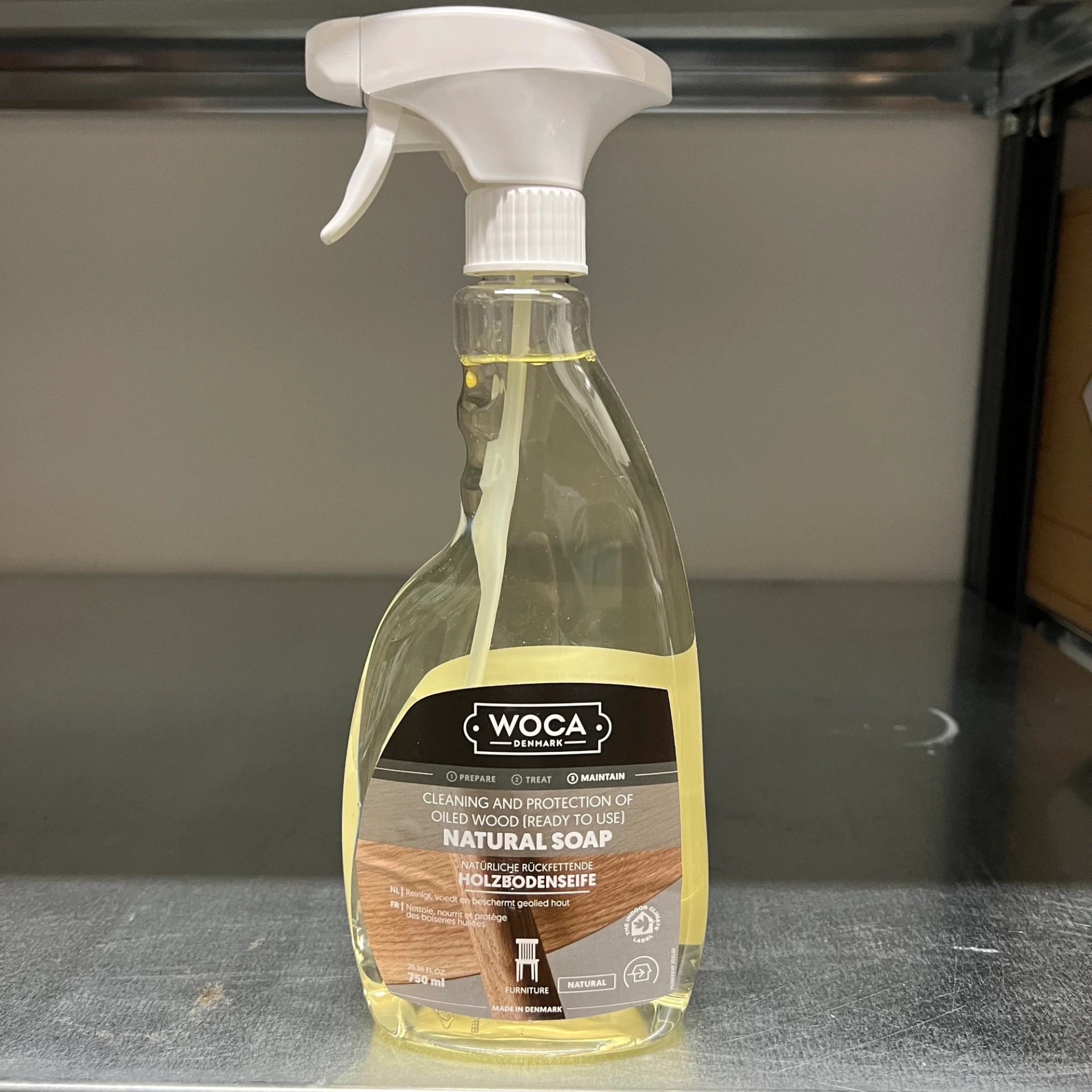 [WOC-010771] WOCA NATURAL SOAP SPRAY 2111-980312 750ML NATUREL