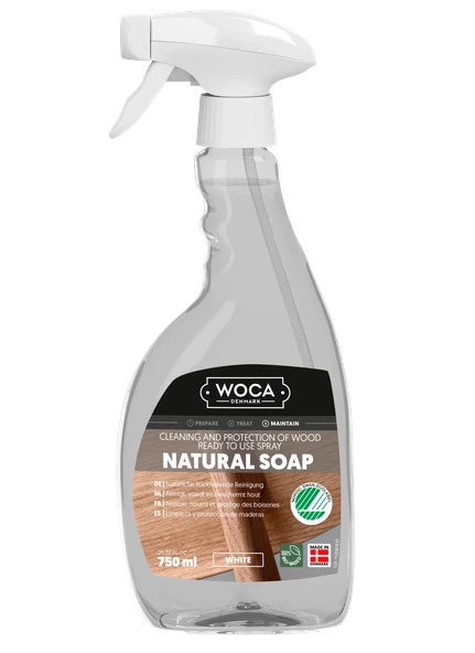 [WOC-010788] WOCA NATURAL SOAP SPRAY 2104-975861 750ML WHITE